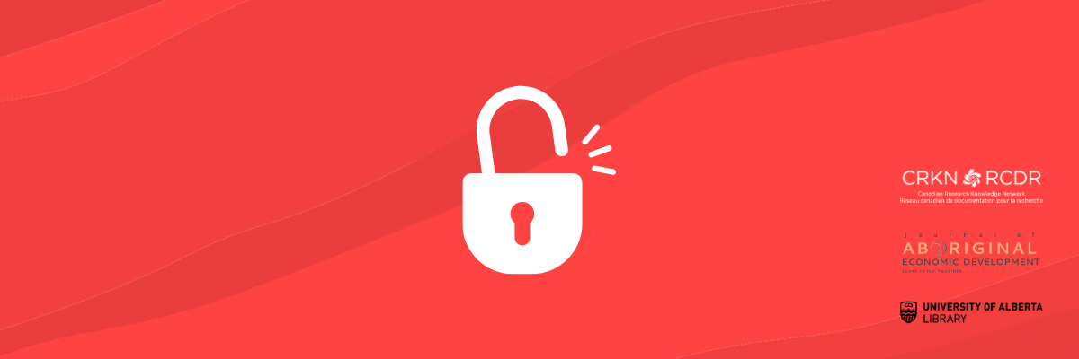Pictogram of a white, open padlock against a red background.