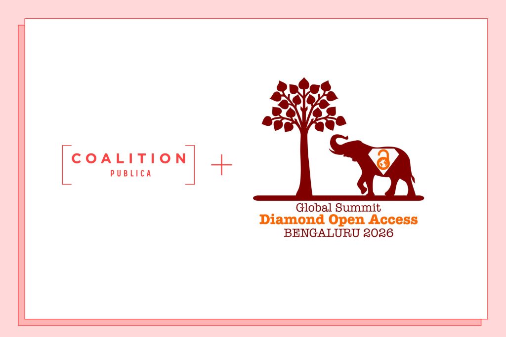 Logos of Coalition Publica and the 3rd Global Summit on Diamond Open Access